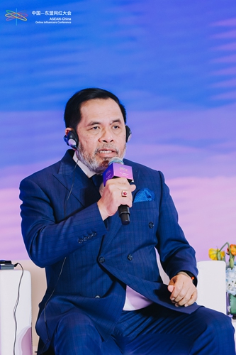 Above: Djauhari Oratmangun, ambassador of Indonesia to China 
The opening ceremony of the ASEAN-China Online Influencers Conference Photos: Courtesy of the Online Influencers Conference